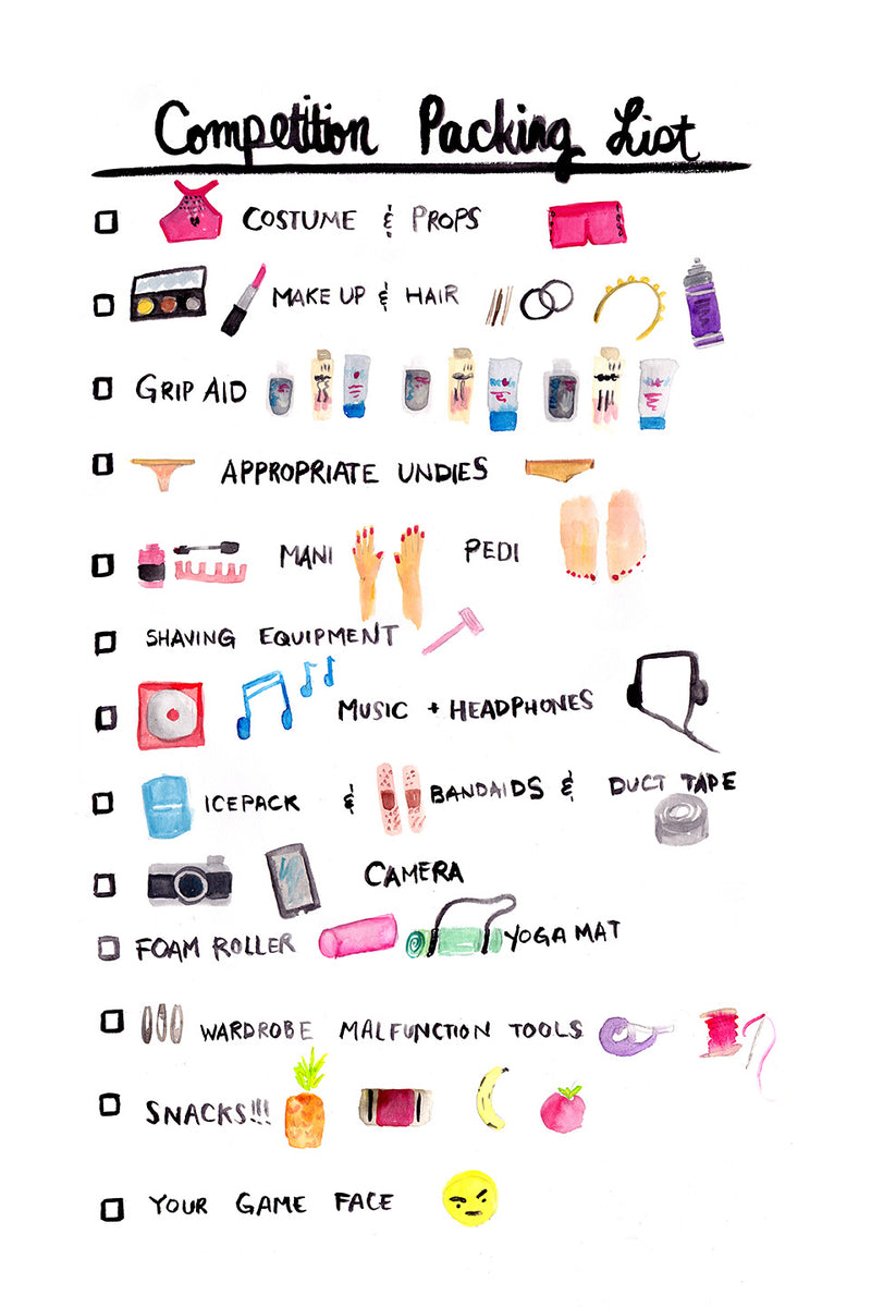 Competition Checklist