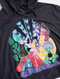 Rainbow Dancers Lite Cropped Hoodie