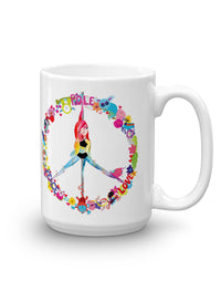 Peace, Pole, Love Mug