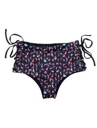 Off Duty Poler Lace Up High Waisted Shorts