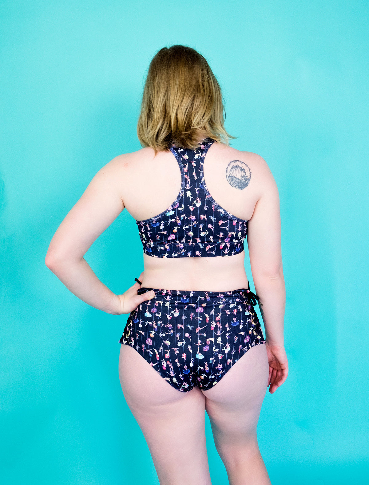 Off Duty Poler Lace Up High Waisted Shorts