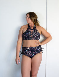 Off Duty Poler Lace Up High Waisted Shorts