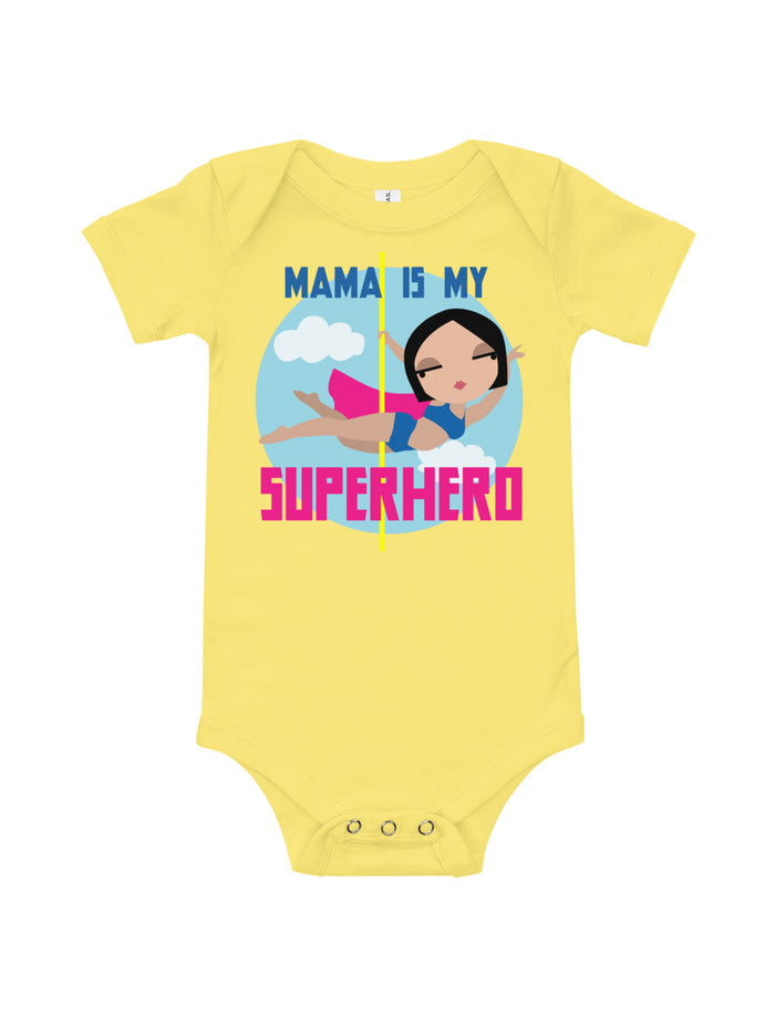 Mama Is My Superhero Customizable Baby Bodysuit