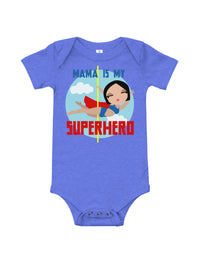 Mama Is My Superhero Customizable Baby Bodysuit