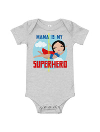 Mama Is My Superhero Customizable Baby Bodysuit