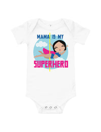Mama Is My Superhero Customizable Baby Bodysuit