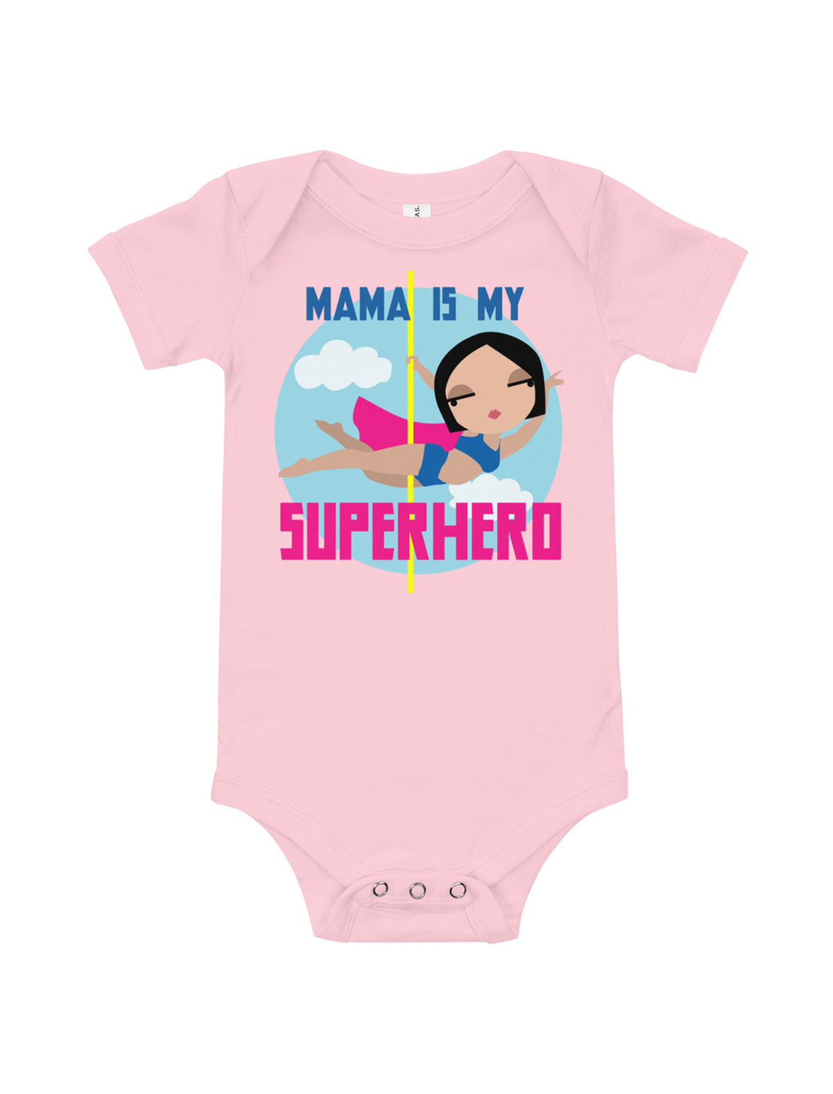 Mama Is My Superhero Customizable Baby Bodysuit