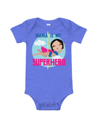 Mama Is My Superhero Customizable Baby Bodysuit