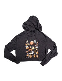 Potatoes Cropped Hoodie