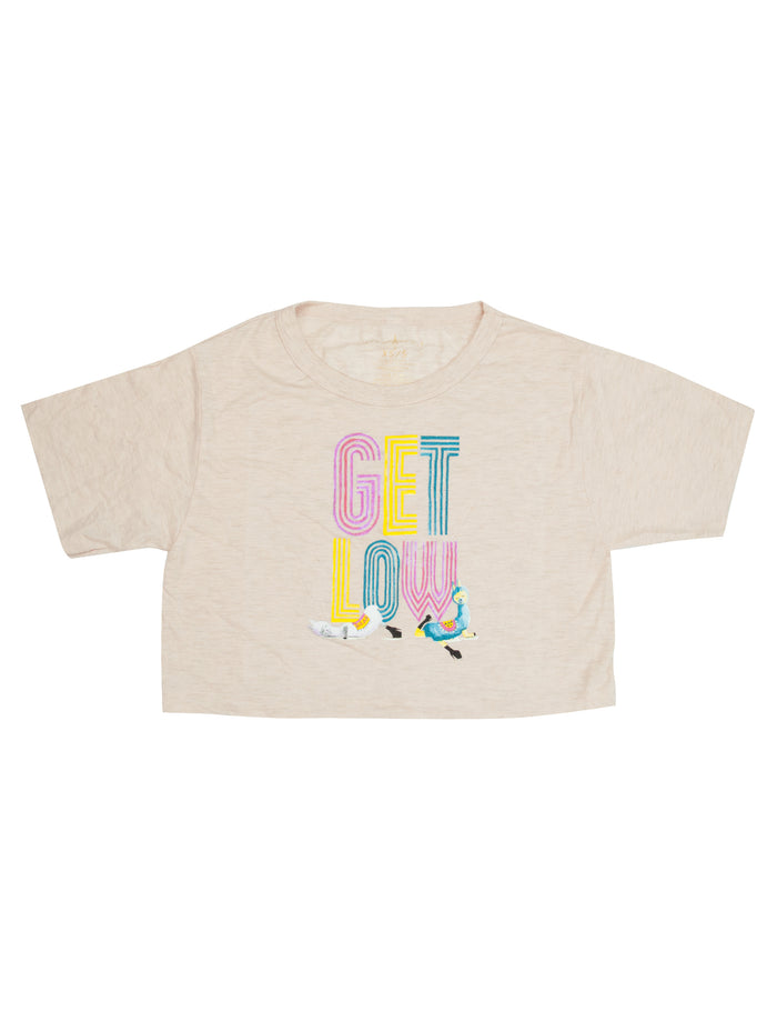 Low Flow Llamas Cropped Tee