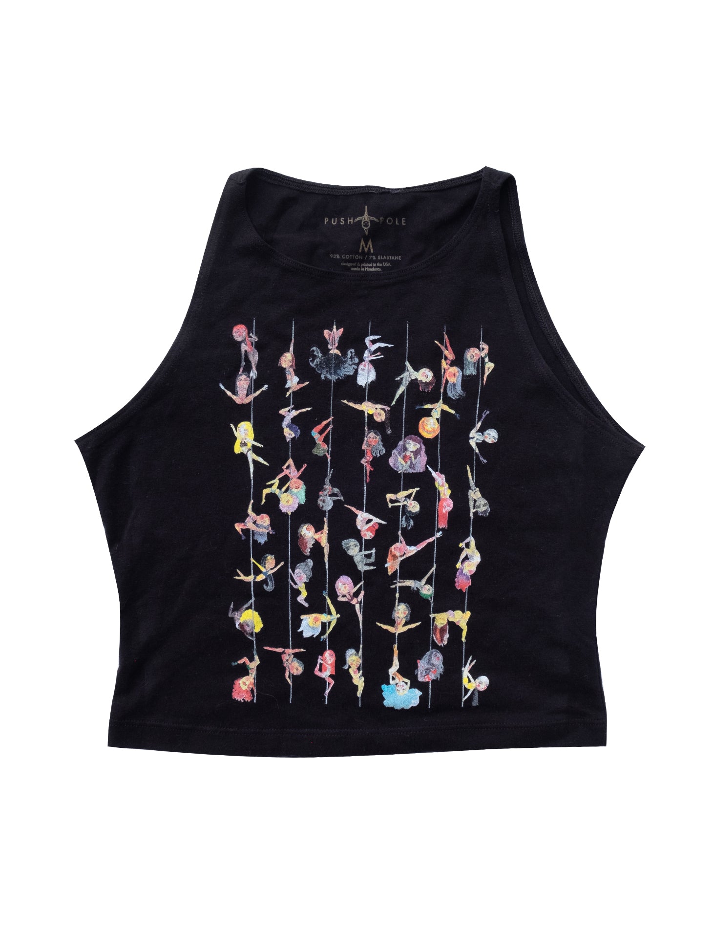 pole crop tops