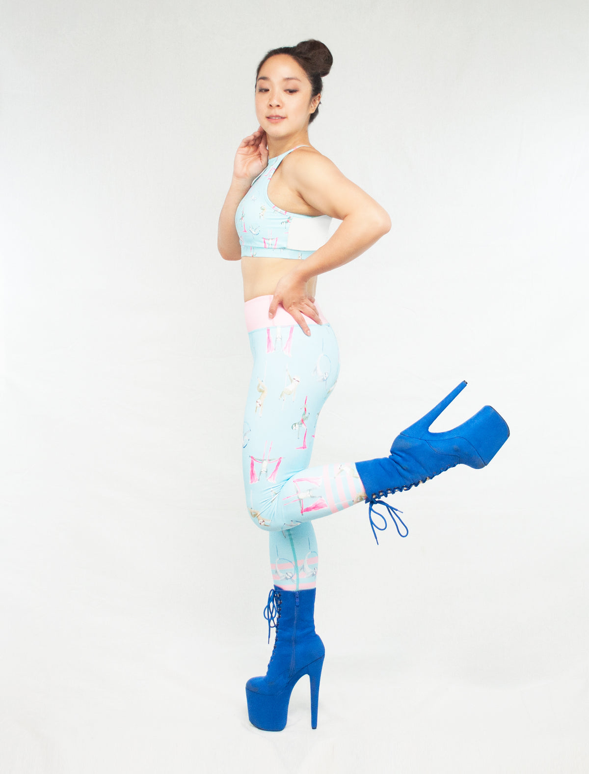 Circus Sloths Full Length Classic Leggings