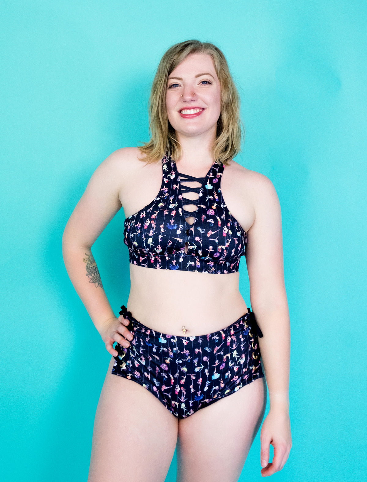 Off Duty Poler Criss Cross Bra