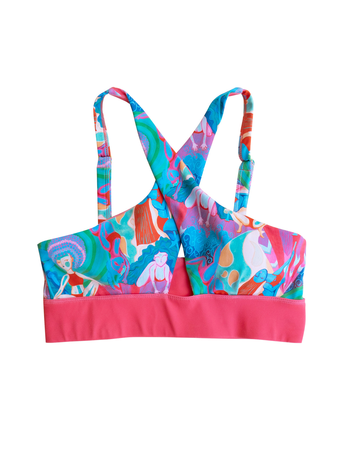 Rainbow Dancers Sunrise Peekaboo Bra