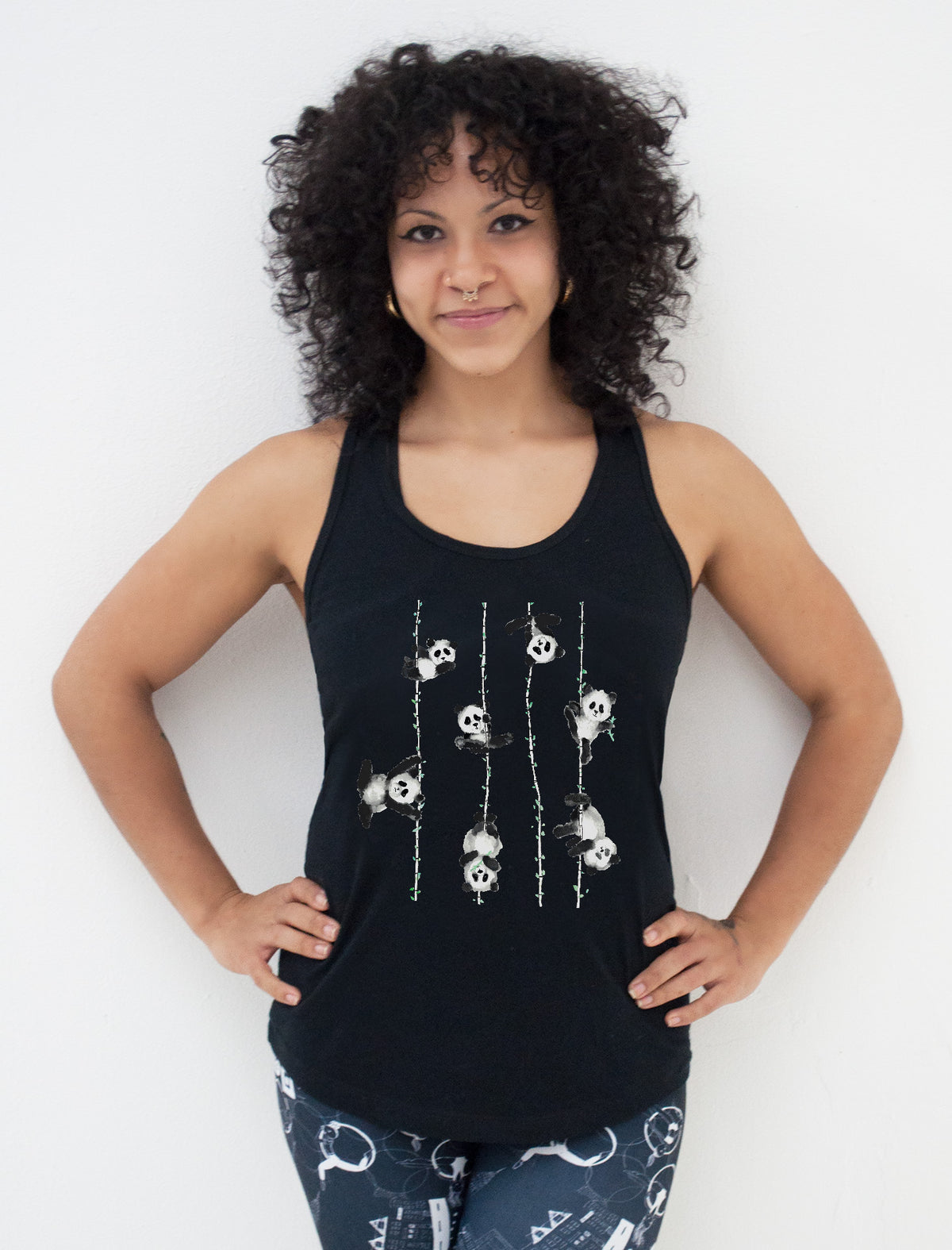 Poling Pandas Racerback Tank