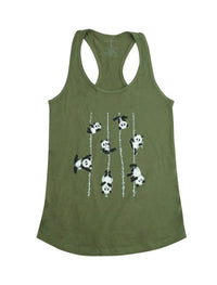 Poling Pandas Racerback Tank