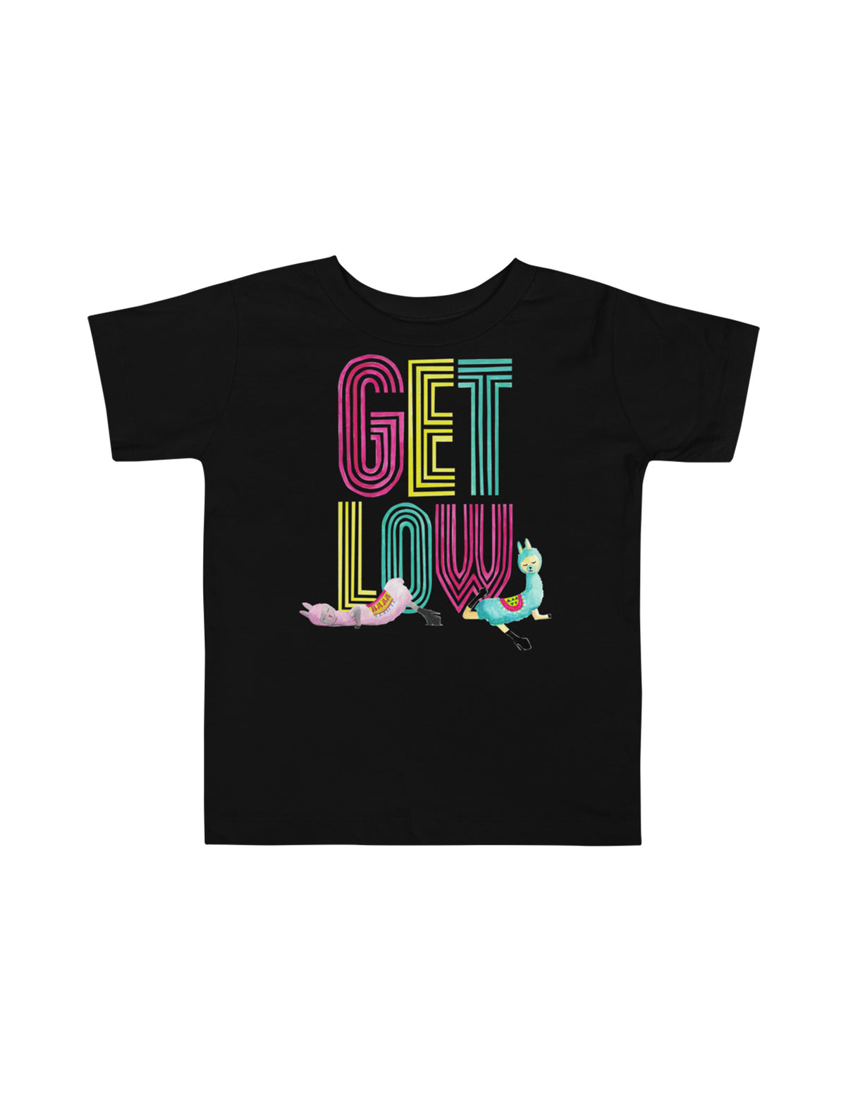 Low Flow Llamas Toddler Short Sleeve T-Shirt
