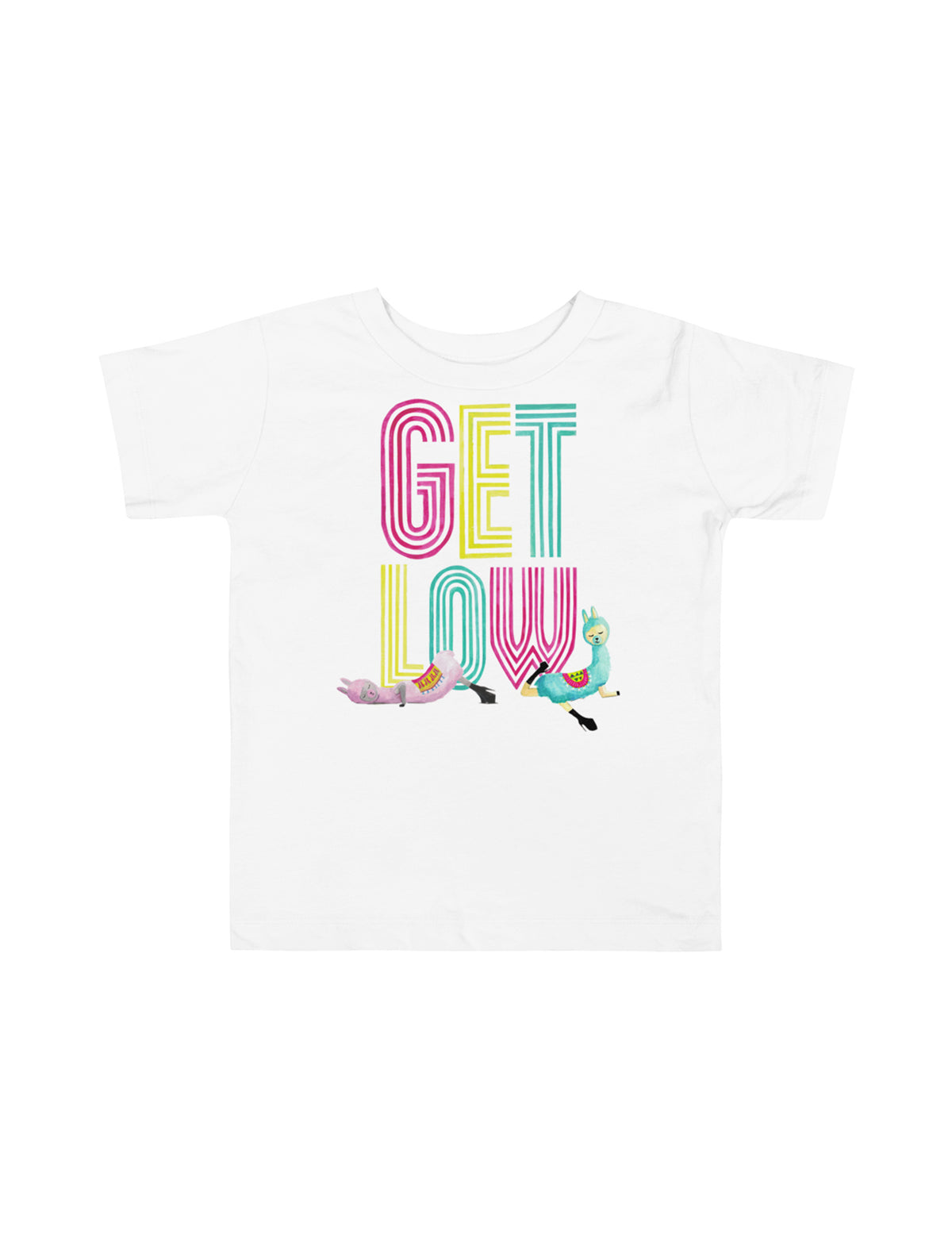 Low Flow Llamas Toddler Short Sleeve T-Shirt