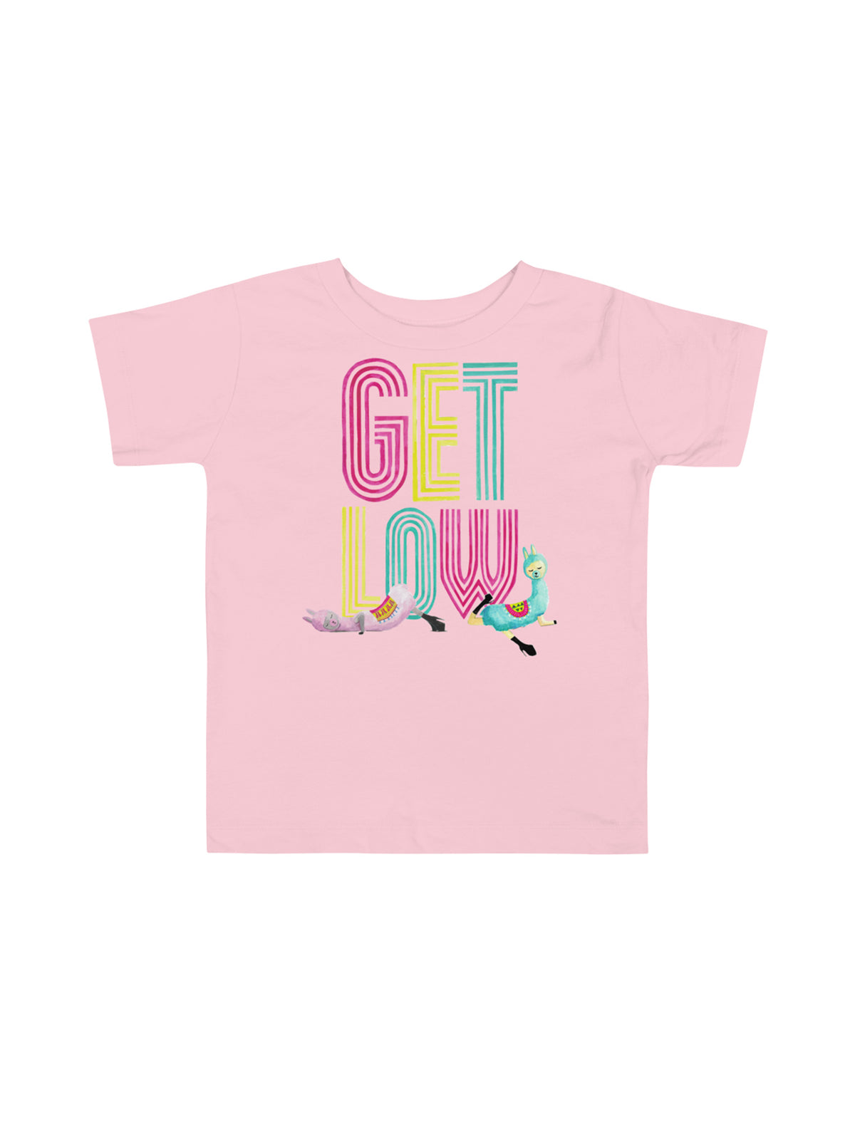 Low Flow Llamas Toddler Short Sleeve T-Shirt