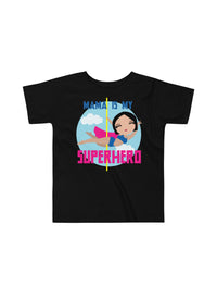 Mama Is My Superhero Customizable Toddler Tee