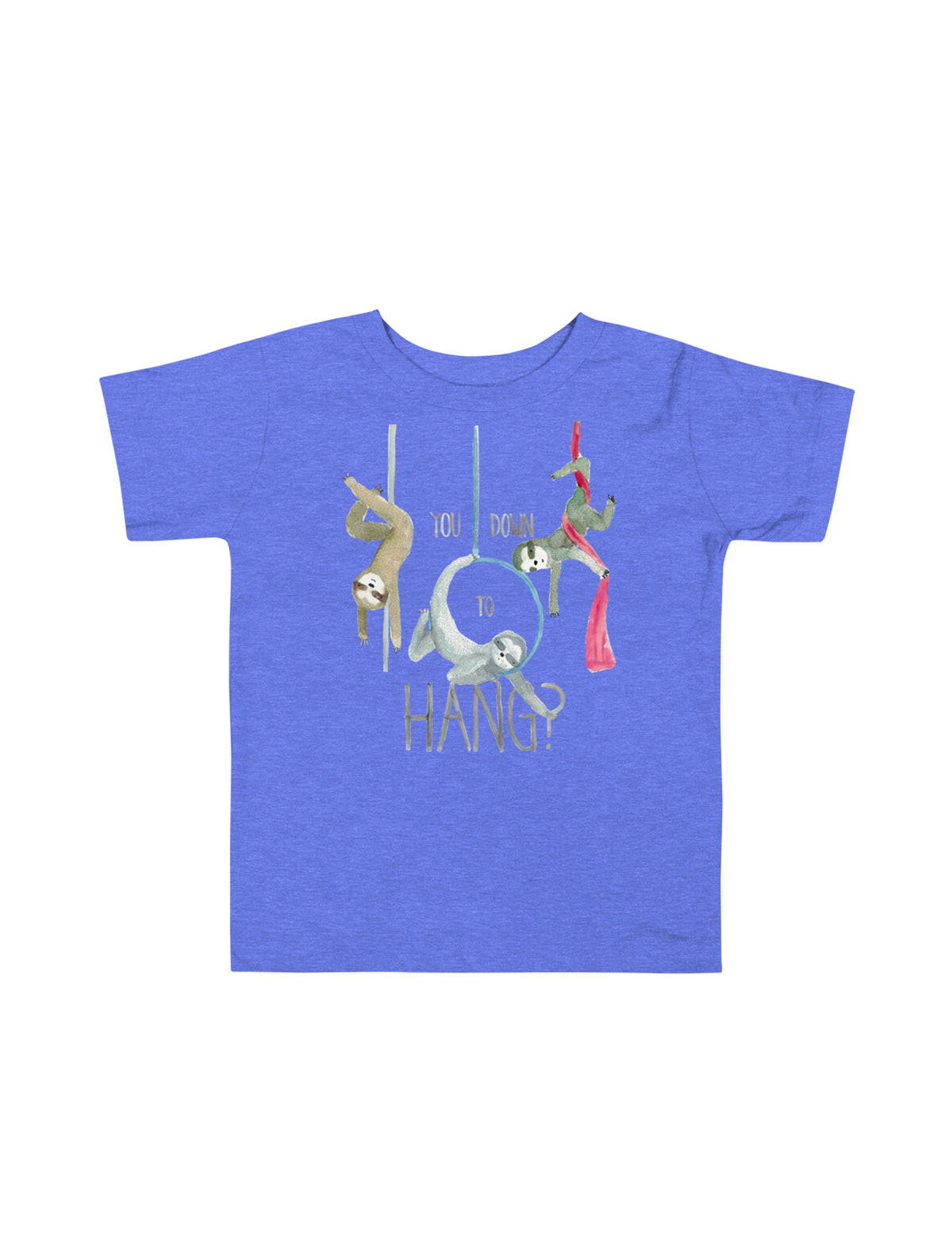 Circus Sloths Toddler Short Sleeve T-Shirt