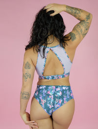 Pole & Plants Forest Strappy Side Shorts