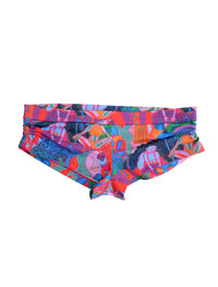 Rainbow Dancers Sunset Side Scrunch Boy Shorts