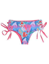 Rainbow Dancers Sunrise Low Waist Lace-Up Side Shorts