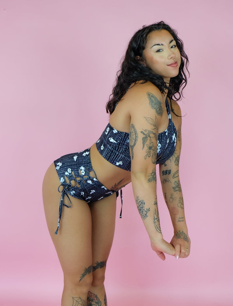 Night Poling Pandas Lattice Shorts