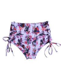 Pole & Plants Lavender Lattice Shorts