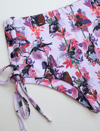 Pole & Plants Lavender Lattice Shorts