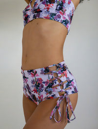 Pole & Plants Lavender Lattice Shorts
