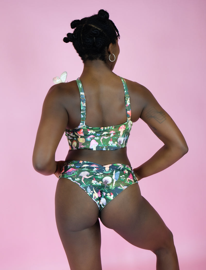 Fruiting Bodies Mushrooms French Cut Shorts