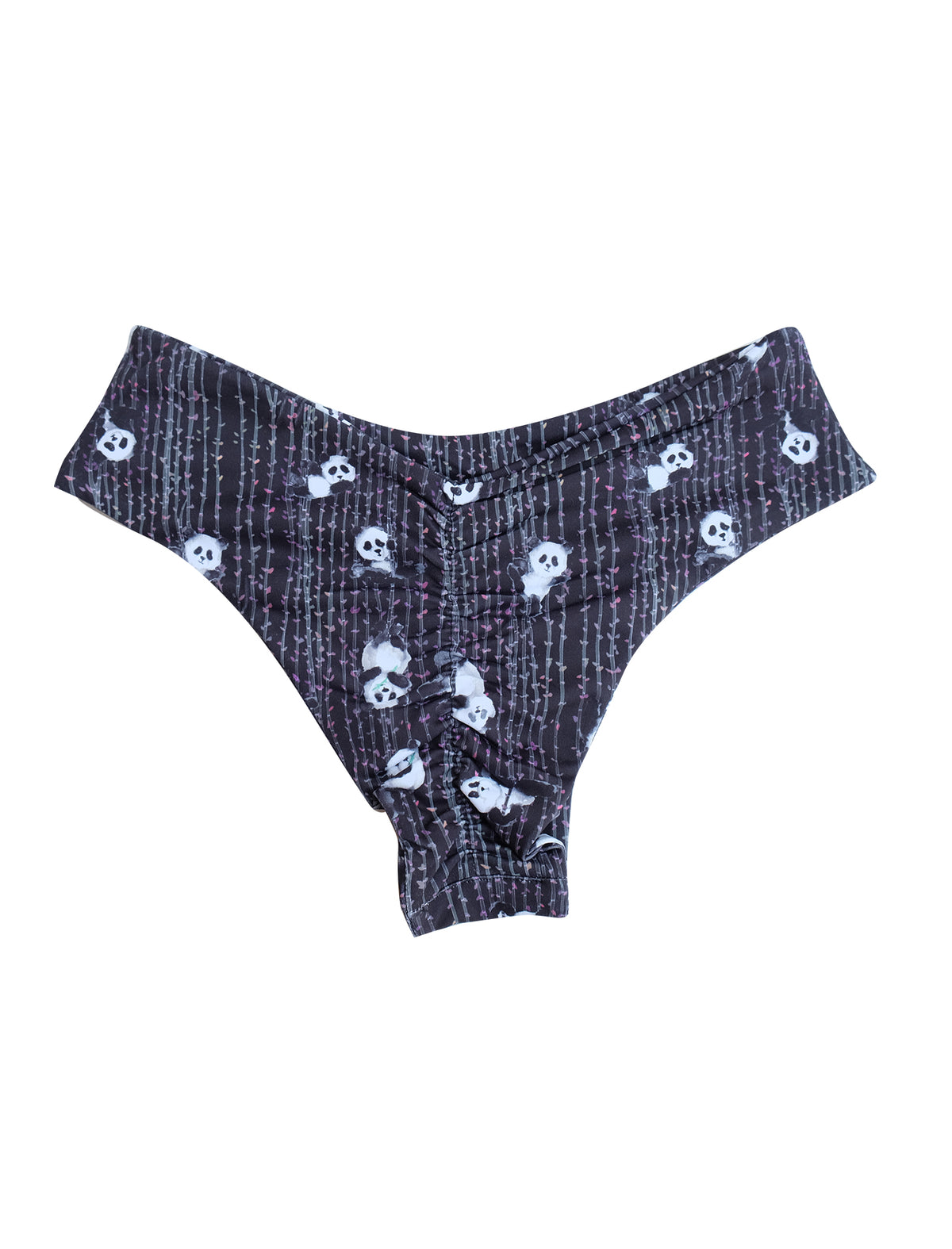 Night Poling Pandas French Cut Shorts