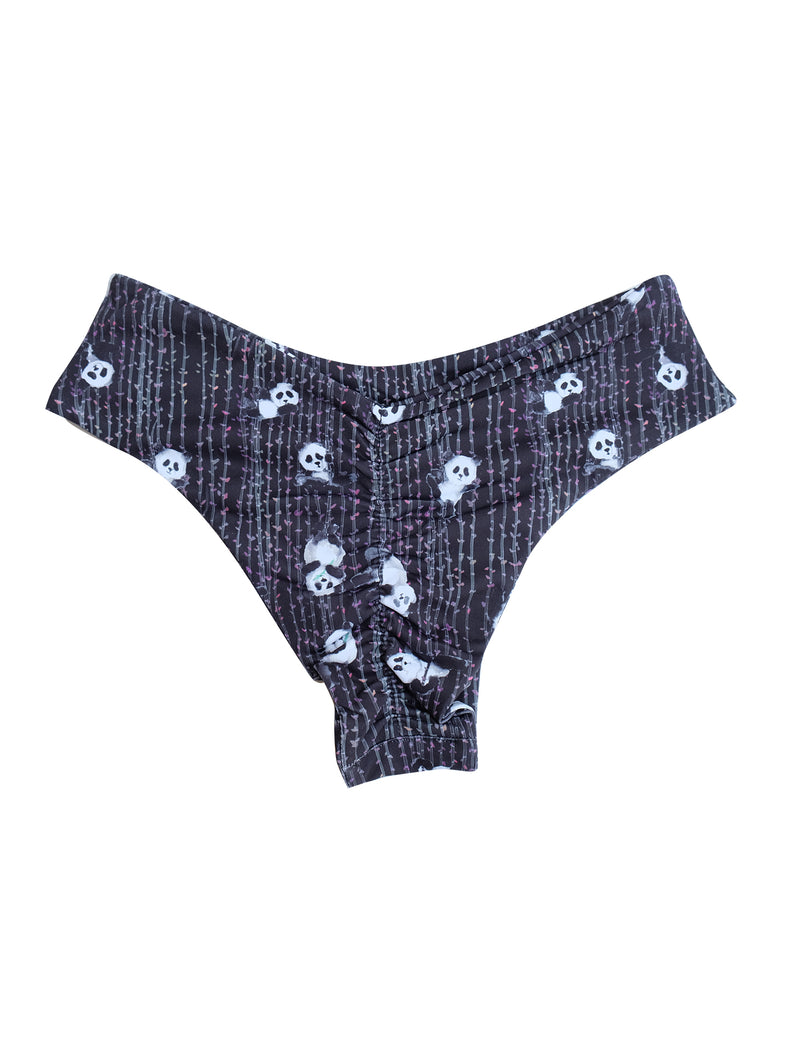 Night Poling Pandas French Cut Shorts