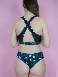 Night Poling Pandas French Cut Shorts