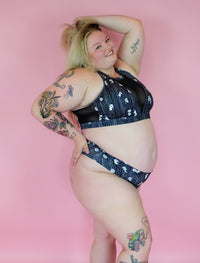 Night Poling Pandas French Cut Shorts
