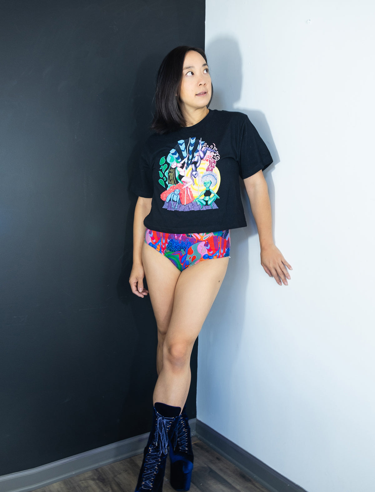 Rainbow Dancers Boxy Tee