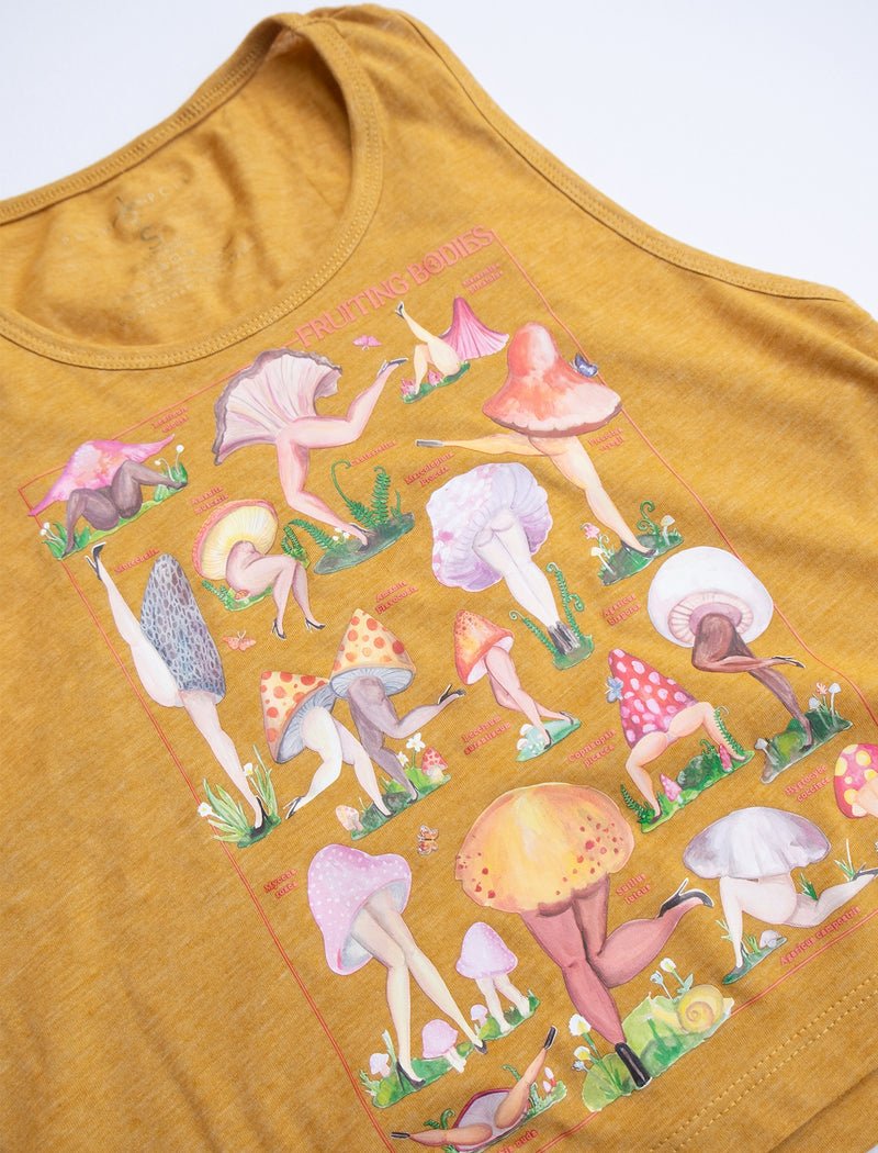 Fruiting Bodies Mushrooms Cropped Tank