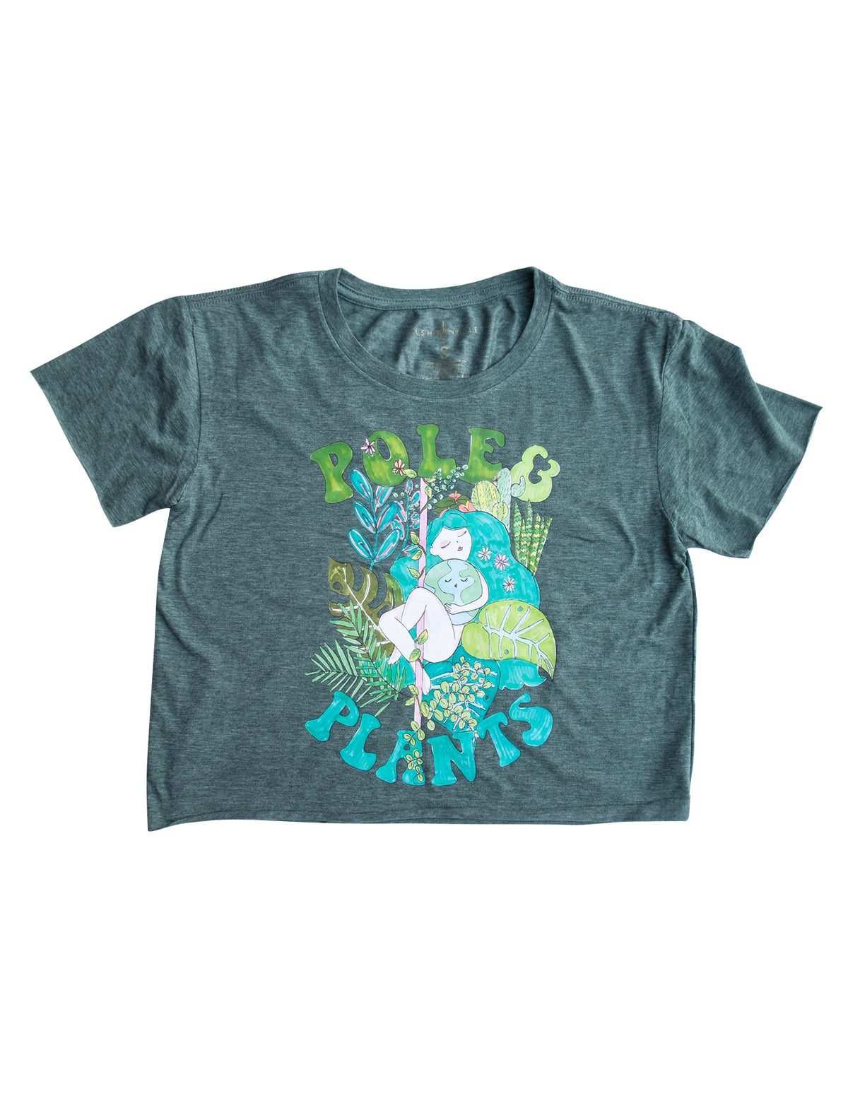 Pole & Plants Crop Tee
