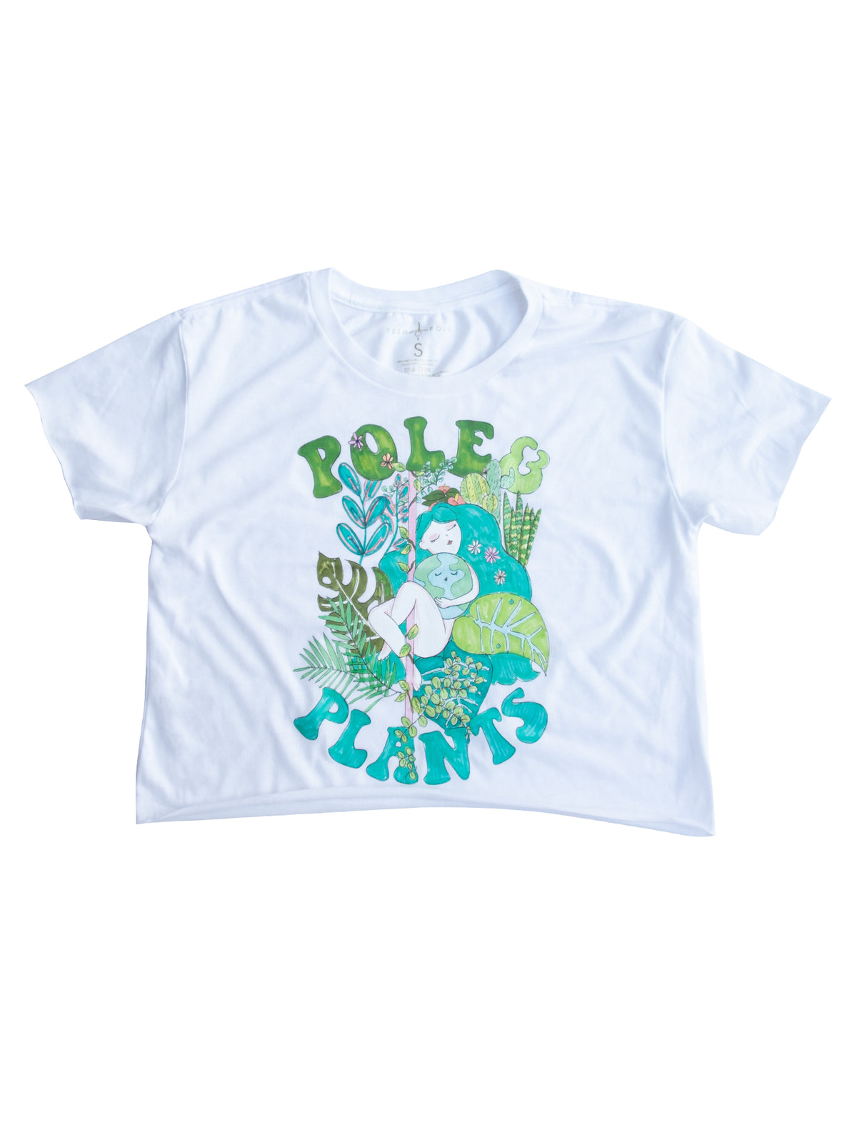 Pole & Plants Crop Tee