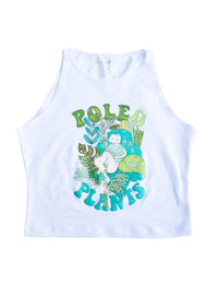 Pole & Plants High Neck Crop Top
