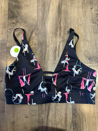 *SAMPLE* Circus Sloths Strappy Front Bra Sz M