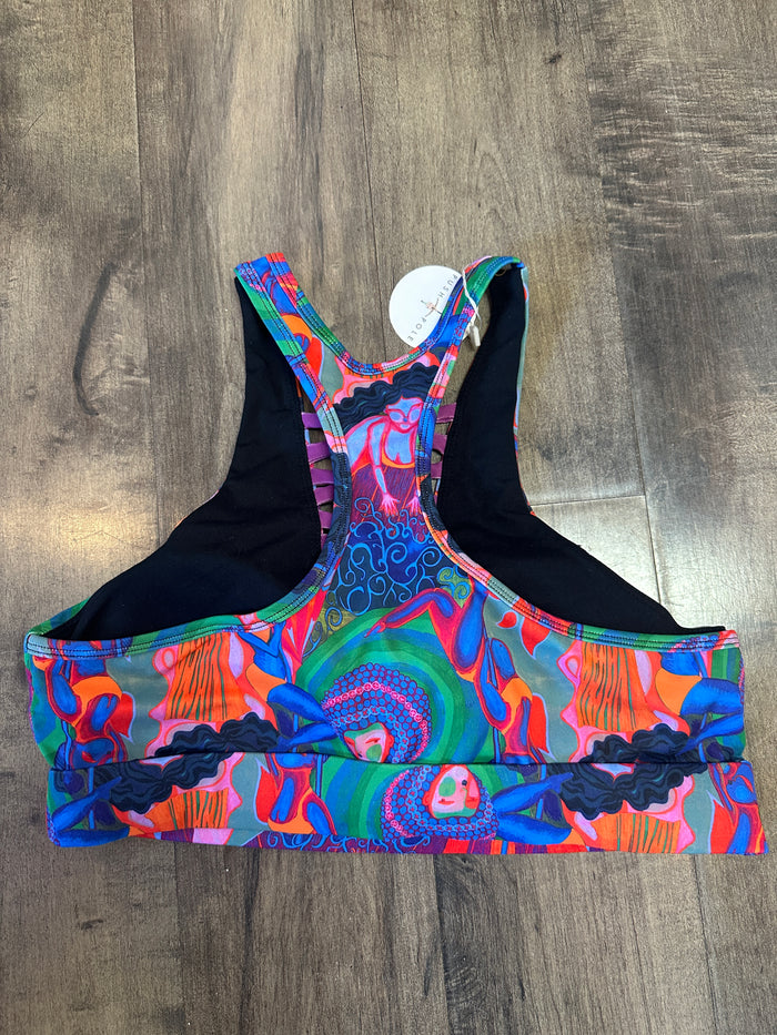 *SAMPLE* Rainbow Dancers Criss Cross Front Bra Sz M