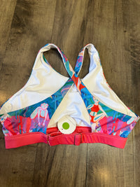*SAMPLE* Rainbow Dancers High Neck Cross Back Bra Sz M