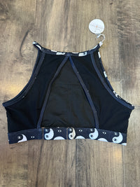 *SAMPLE* Yin Yang Eyes High Neck Halter Bra Sz M