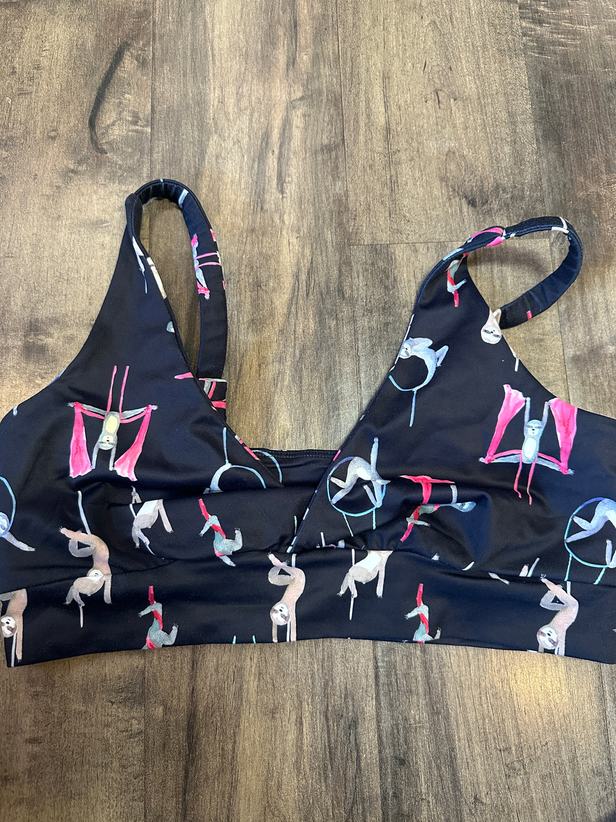 *SAMPLE* Circus Sloths V Bra Sz M