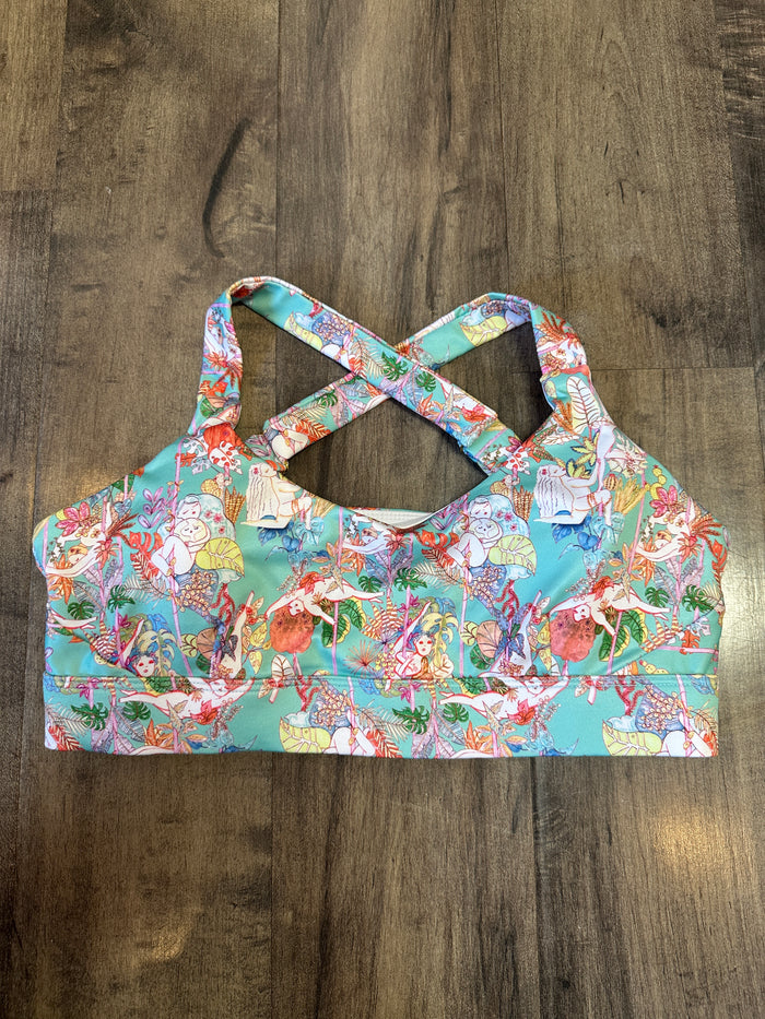 *SAMPLE* Pole & Plants Mint Bra Sz M