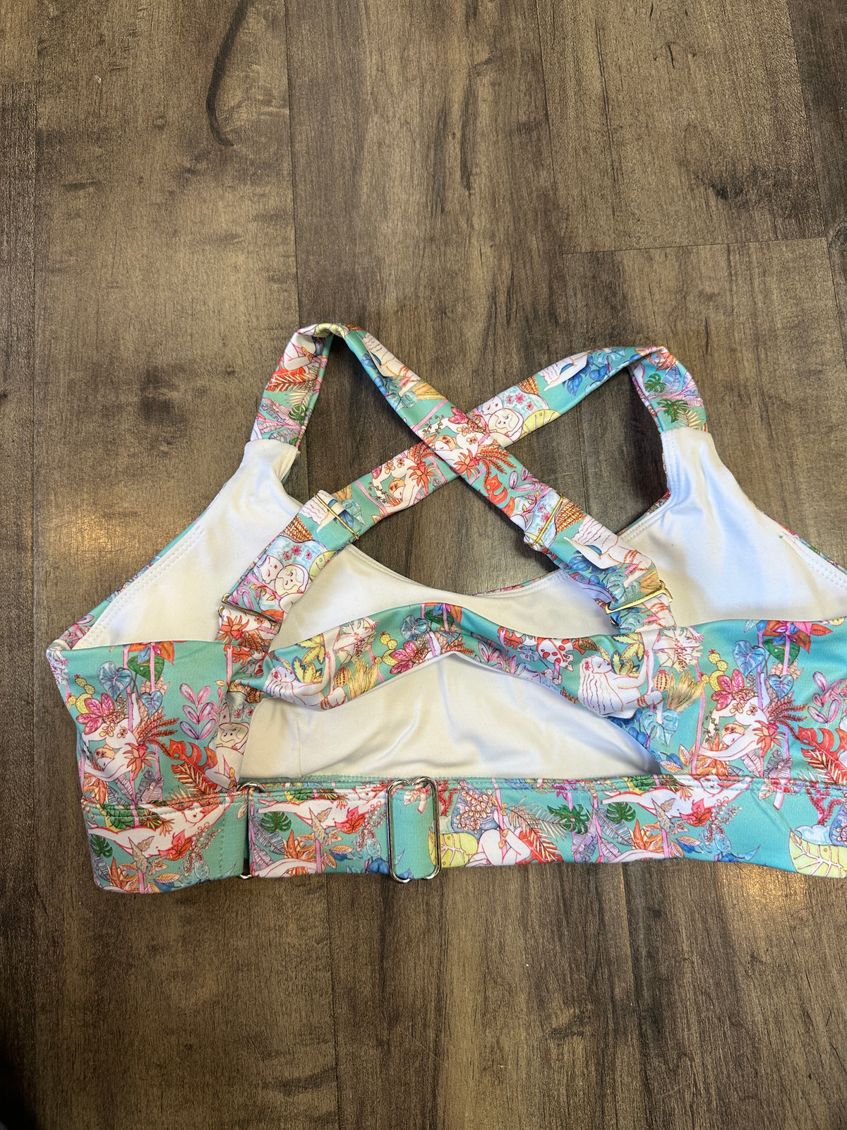 *SAMPLE* Pole & Plants Mint Bra Sz M