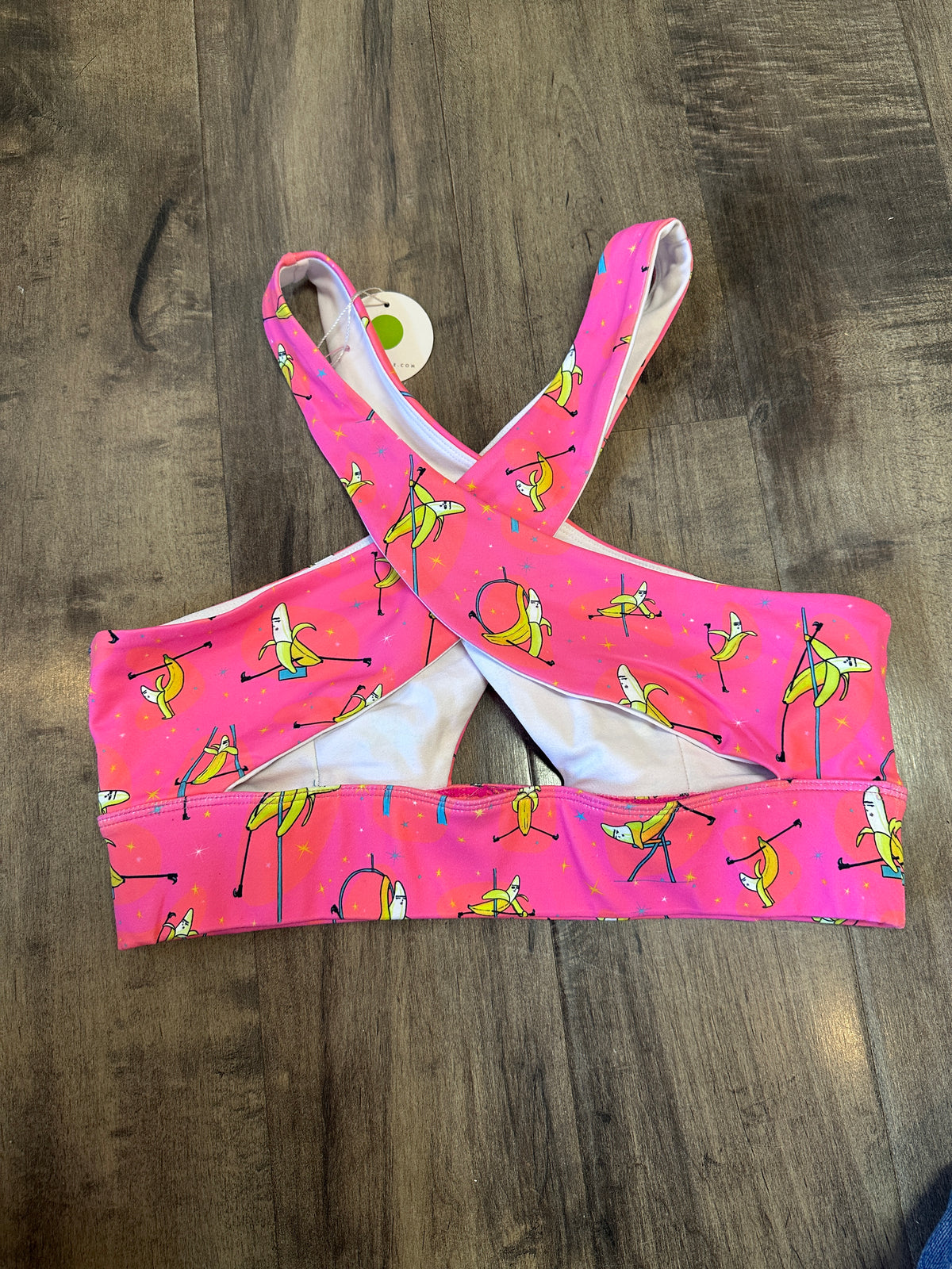 *SAMPLE* Banana Splits Pink Peekaboo Bra Sz M